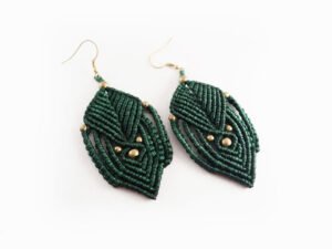 McrEr002 Macrame Earring