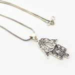 Antique Silver Pendant Necklace