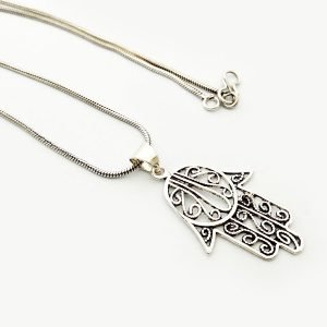 Antique Silver Pendant Necklace