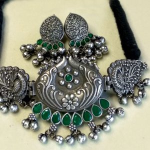 Antique Silver Choker Necklace