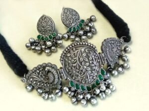 Antique Silver Choker Necklace