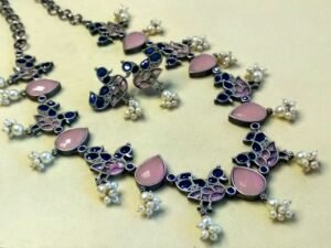 Necklace with Jhumka Earring
