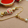 Kundan Couple Rakhi