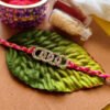 Rhinestone Braided Rakhi