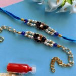 Lotus Couple Rakhi