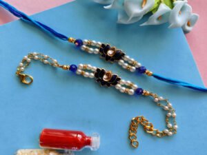 Lotus Couple Rakhi