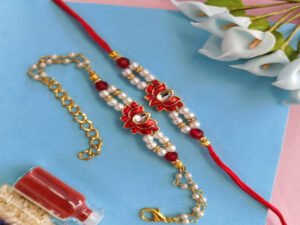 Lotus Couple Rakhi