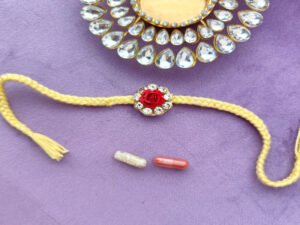 Braided Rose Rakhi