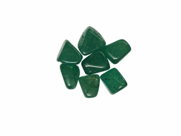 Dark Green Tumble Glass Beads Dark Green Tumble Glass Beads