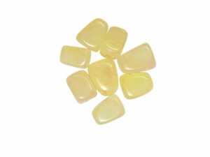 Light Yellow Glass Tumble Beads Light Yellow Glass Tumble Beads