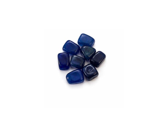 Dark Blue Tumble Glass Beads