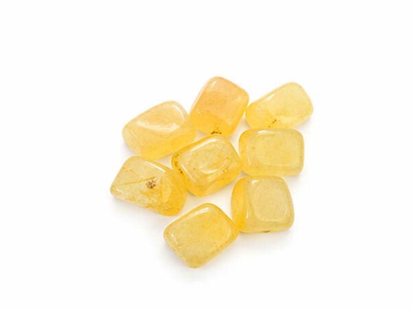 Yellow Glass Tumble Beads Yellow Glass Tumble Beads