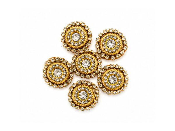 Round Shape Rhinestone Applique Patch Round Shape Rhinestone Applique Patch