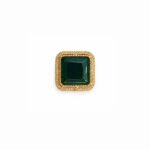 Gold Plated Square Pendant