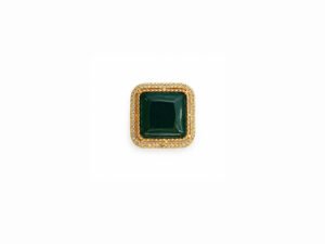 Gold Plated Square Pendant