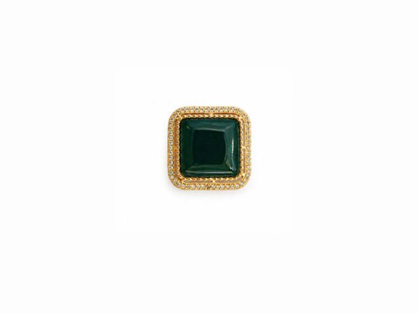 Square Rounded Pendant Gold Plated Square Pendant
