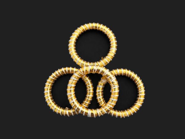 Handmade 2 Inch Round Gota Ring