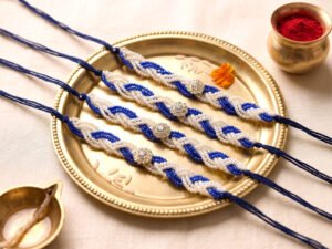 Seed Bead Braided Rakhi