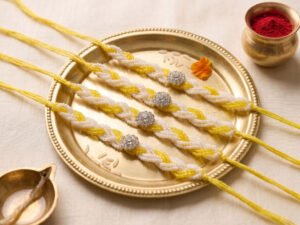Seed Bead Braided Rakhi